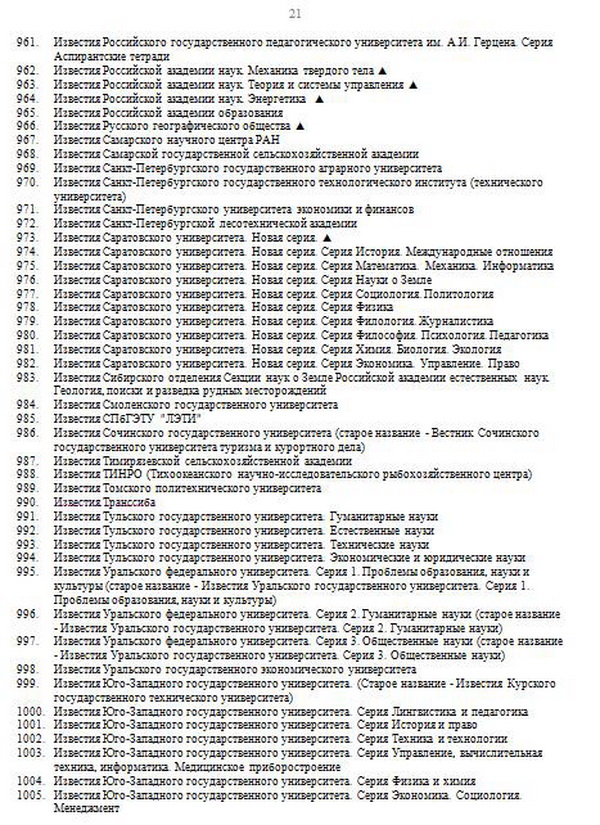 список журналов ВАК, журналы списка ВАК, журналы для публикации статей аспирантов, где опубликовать научную статью